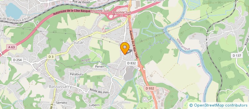 localisation de l'entreprise CHECK-IN CONSULTING  ANGLET