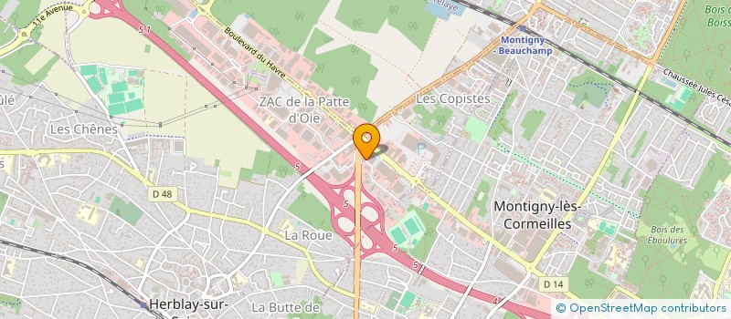 localisation de l'entreprise CHECK LIST AUTOMOBILES à HERBLAY-SUR-SEINE