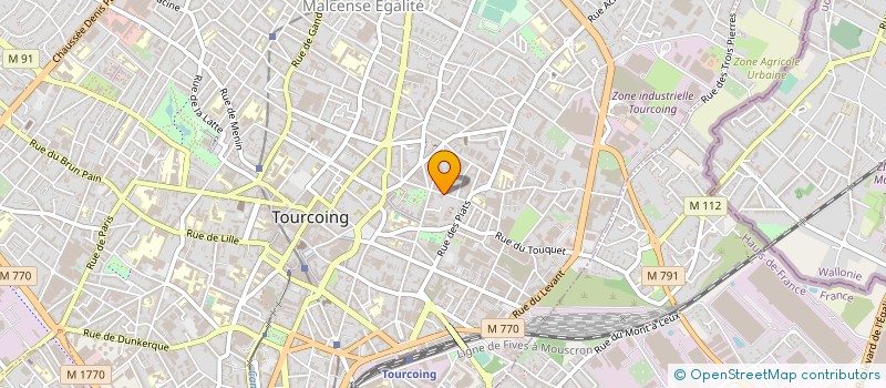 localisation de l'entreprise CHECK LIST SARL à TOURCOING