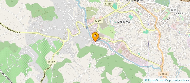 localisation de l'entreprise CHECK UP AUTO à DRAGUIGNAN