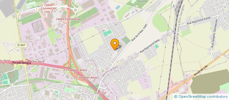 localisation de l'entreprise CHECK UP ECONOMIE ENERGIE IMMOBILIER  PONT-A-VENDIN