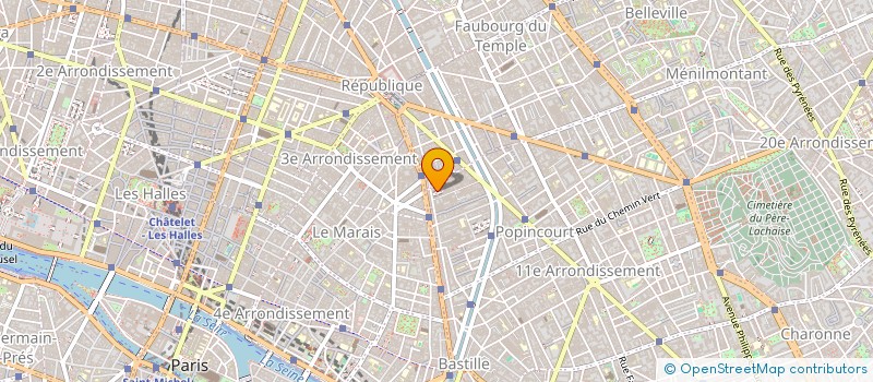 localisation de l'entreprise CHECKPOINT à PARIS