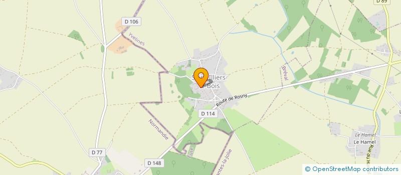 localisation de l'entreprise CHECKSIGN  SAINT-ILLIERS-LE-BOIS