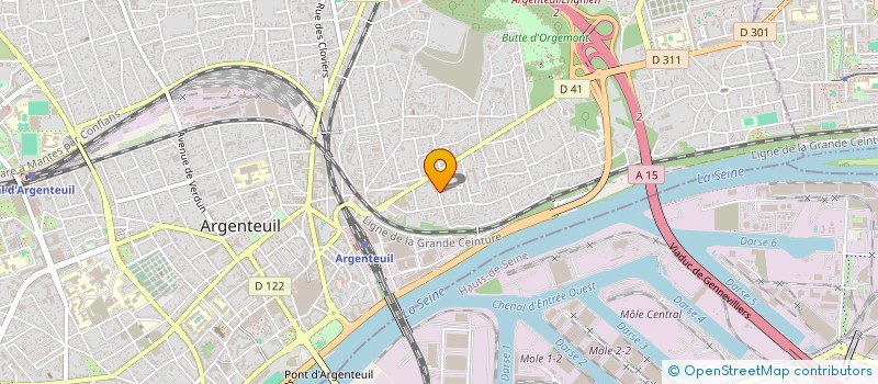 localisation de l'entreprise CHECKVEO à ARGENTEUIL