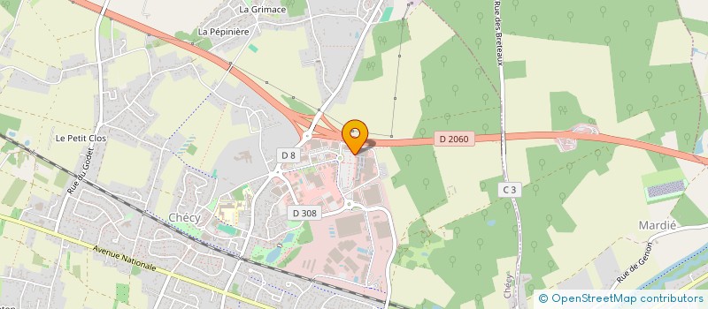 localisation de l'entreprise CHECY DISTRIBUTION à CHECY