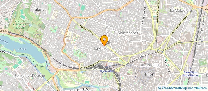 localisation de l'entreprise CHED à DIJON