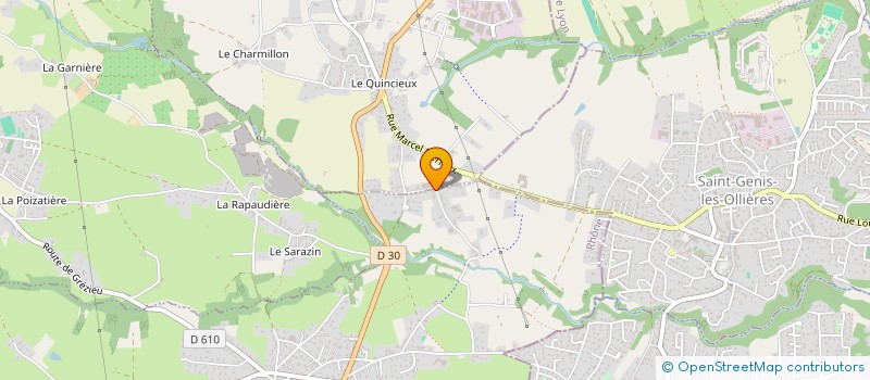 localisation de l'entreprise CHED HOMME ET CHIRAT à GREZIEU-LA-VARENNE