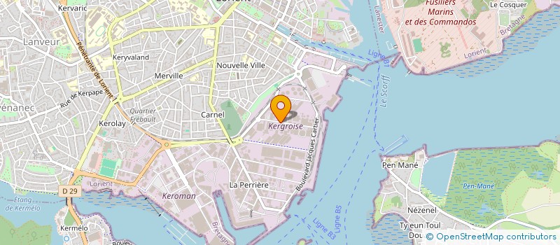 localisation de l'entreprise CHED SAILMAKERS à LORIENT