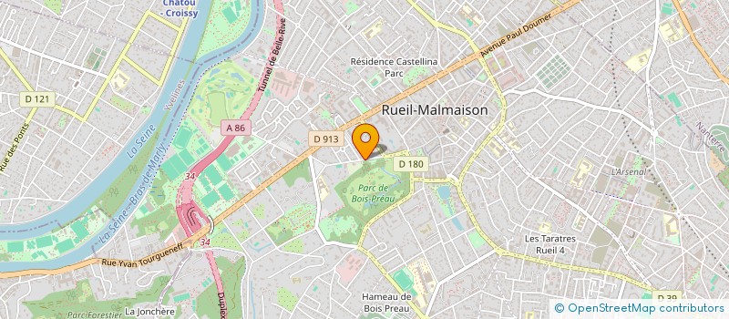 localisation de l'entreprise CHEDAL ANGLAY à RUEIL-MALMAISON
