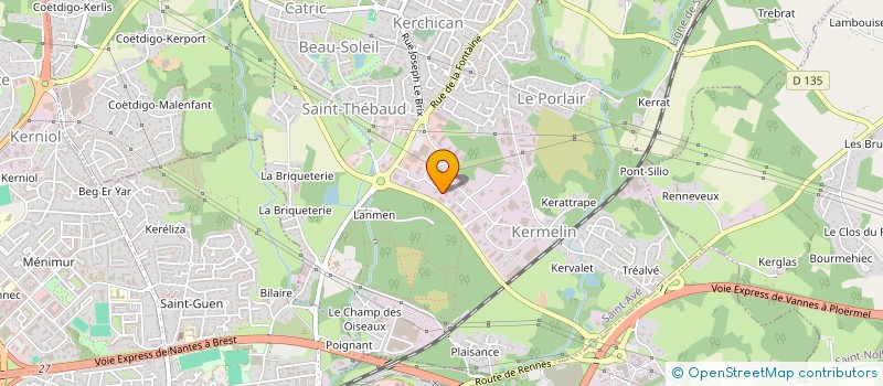 localisation de l'entreprise CHEDALEUX DENOEL FRERES  SAINT-AVE