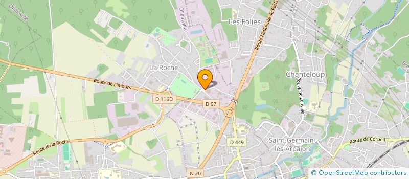 localisation de l'entreprise CHEDEVILLE à ARPAJON