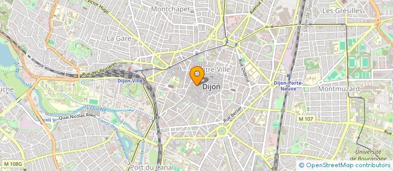 localisation de l'entreprise CHEEKY PEOPLE SNC  DIJON