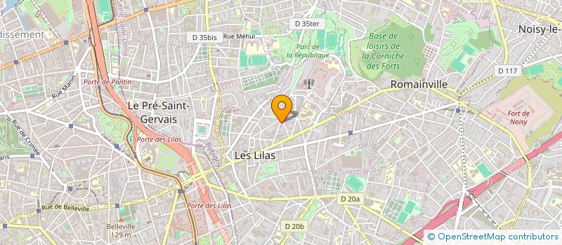 localisation de l'entreprise CHEERS  BOUGIVAL