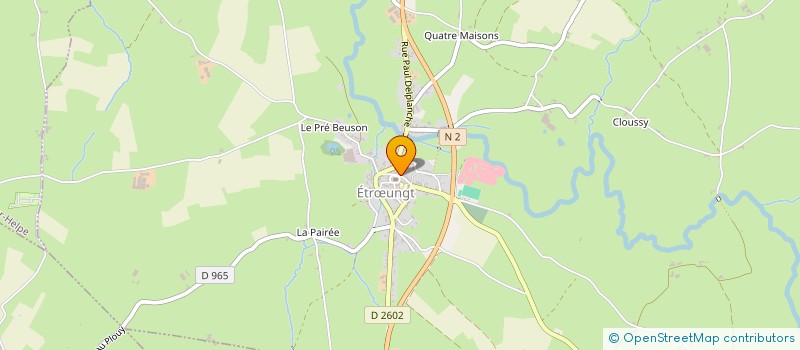 localisation de l'entreprise CHEERS TWIRLING CLUB DES DEUX HELPES- LES HELPES BLEUS  ETRUNGT