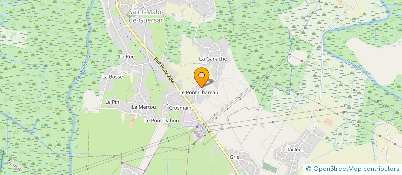 localisation de l'entreprise CHEESE HERITAGE  SAINT-MALO-DE-GUERSAC