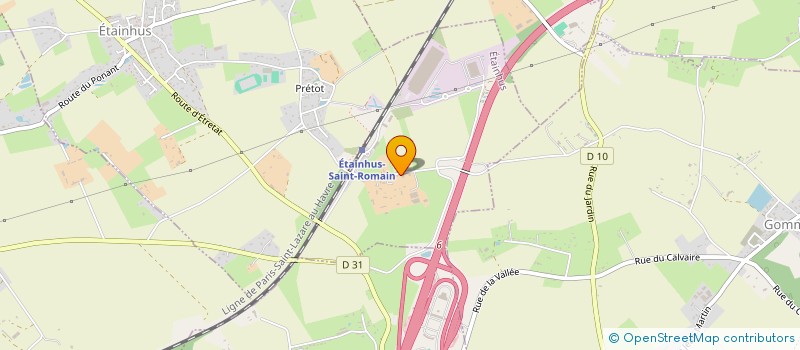 localisation de l'entreprise CHEF CHEZ VOUS 76  ETAINHUS