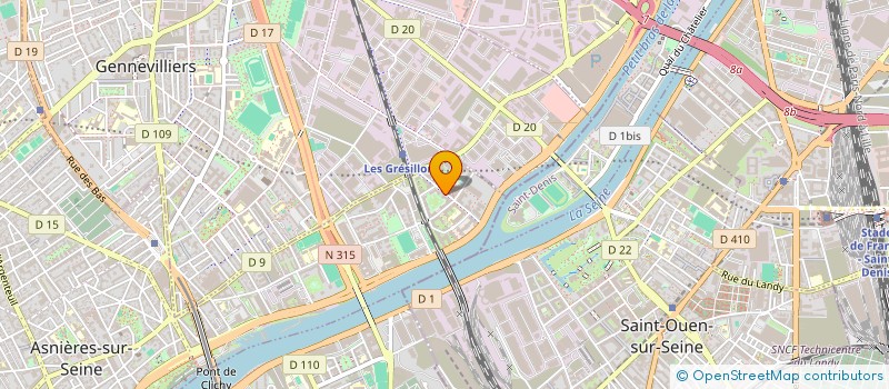 localisation de l'entreprise CHEF DE L'INSTANT  ASNIERES-SUR-SEINE