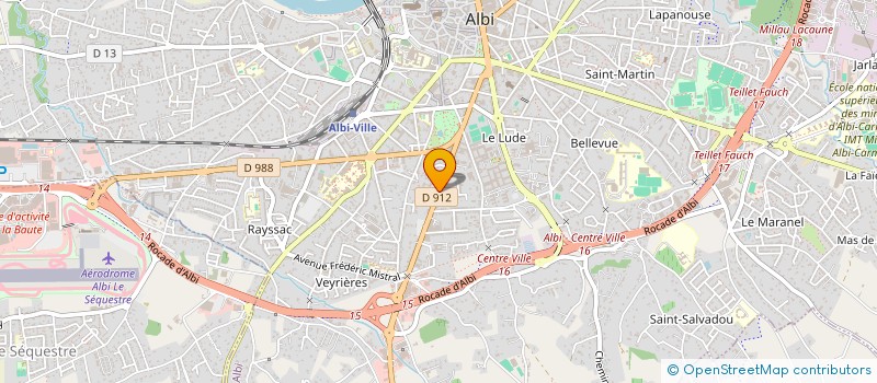 localisation de l'entreprise CHEF ET SOMMELIER à ALBI