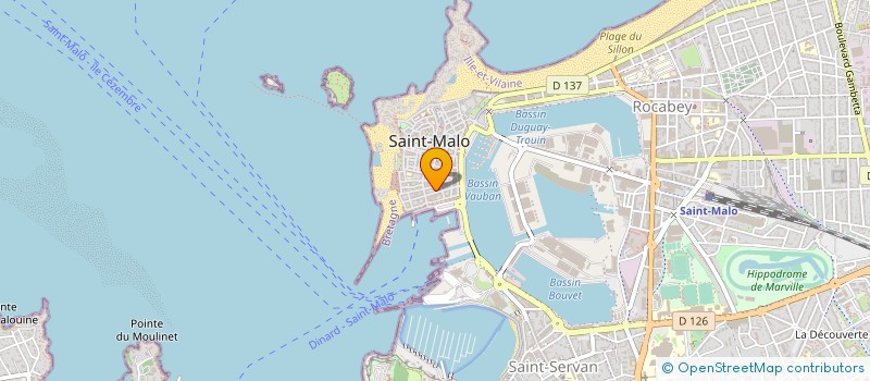 localisation de l'entreprise CHEF FABRICE GROUPE à SAINT-MALO