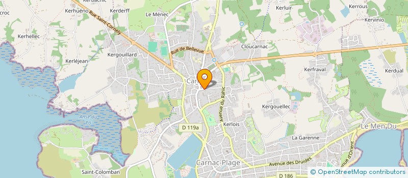 localisation de l'entreprise CHEF[FE]  CARNAC