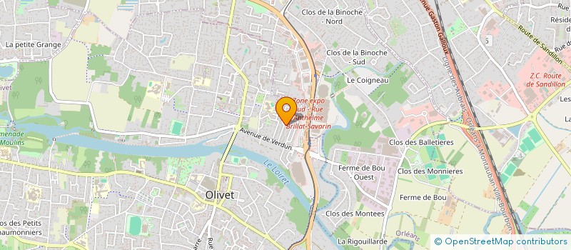 localisation de l'entreprise CHEF.GHESQUIERE à OLIVET