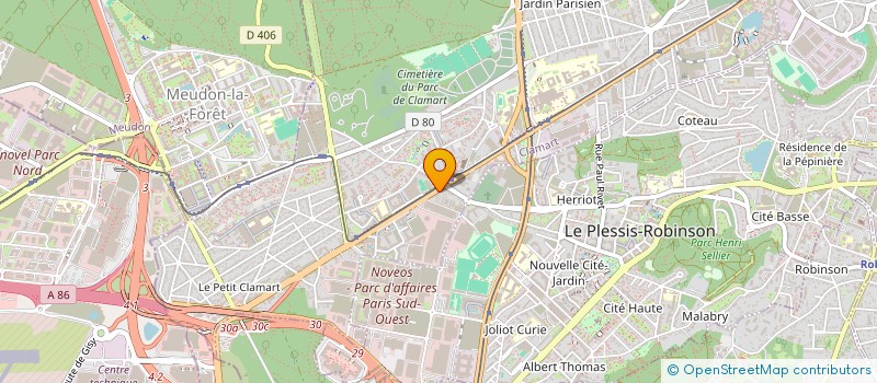 localisation de l'entreprise CHEF LI à CLAMART