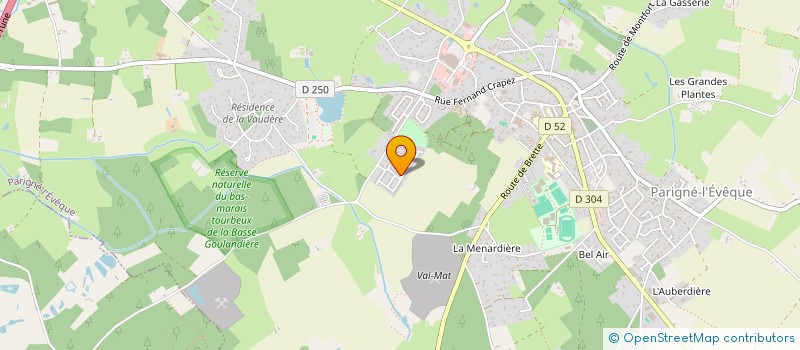 localisation de l'entreprise CHEF PEPER  PARIGNE-L'EVEQUE