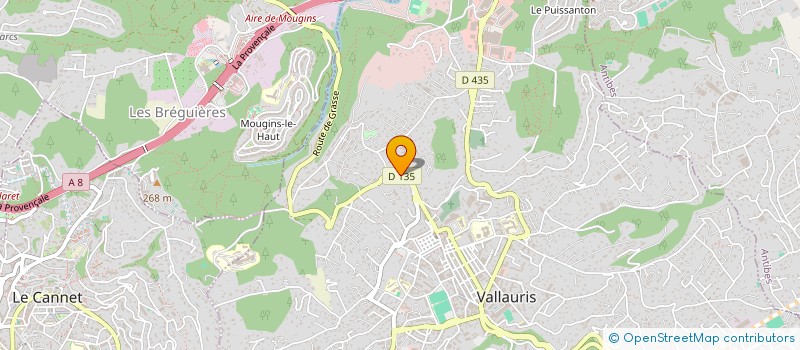 localisation de l'entreprise CHEF RIVIERA TRAITEUR à VALLAURIS