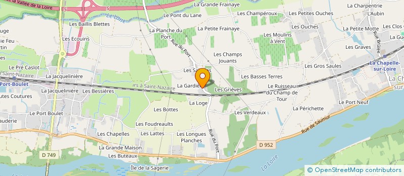 localisation de l'entreprise CHEF'S RIDE  LA CHAPELLE-SUR-LOIRE