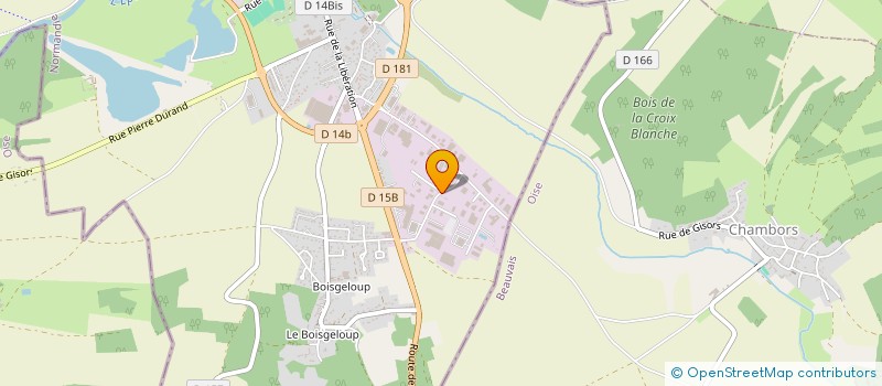 localisation de l'entreprise CHEF SERVICES à GISORS