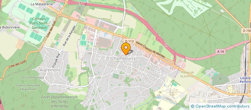 localisation de l'entreprise CHEF TRADING à CHAMBOURCY