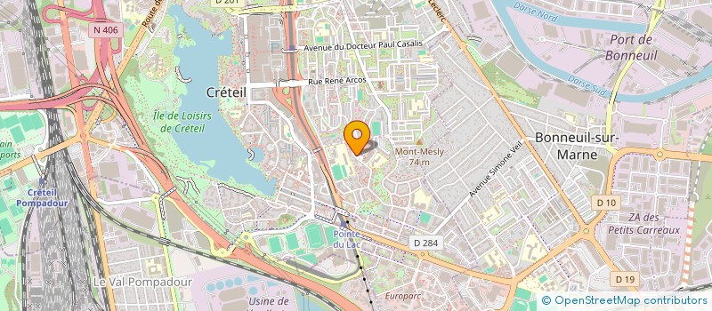 localisation de l'entreprise CHEFA  CRETEIL