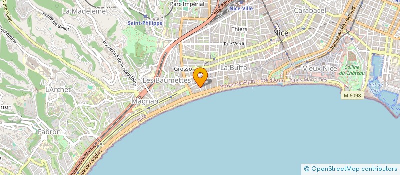 localisation de l'entreprise CHEFA à NICE