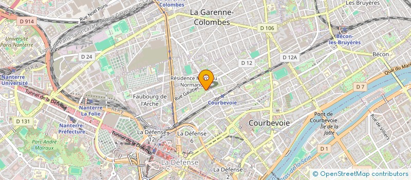 localisation de l'entreprise CHEFAYA CARS  COURBEVOIE