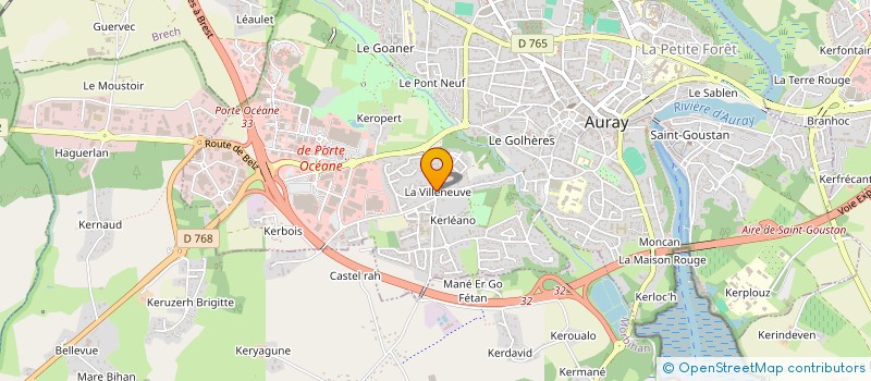 localisation de l'entreprise CHEFDEVILLE ERIC ET LEFORT ISABELLE à AURAY