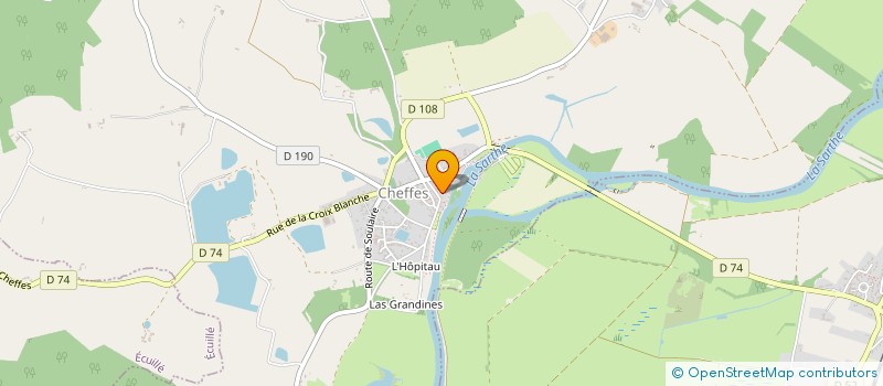 localisation de l'entreprise CHEFFES LIEU  CHEFFES