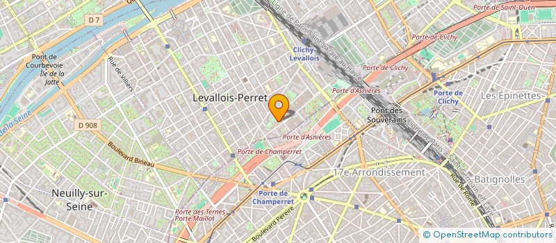 localisation de l'entreprise CHEFFOU SI TOH TCHENG à LEVALLOIS-PERRET