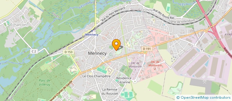 localisation de l'entreprise CHEFS A DOMICILE LAURDANIE à MENNECY