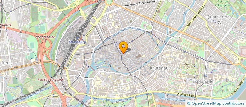 localisation de l'entreprise CHEFS CULINAIRES SARL à STRASBOURG