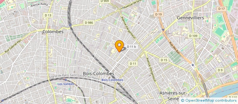 localisation de l'entreprise CHEFSON MANUCURES à BOIS-COLOMBES