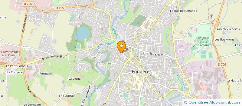 localisation de l'entreprise CHEFTEL LAURENCE  FOUGERES