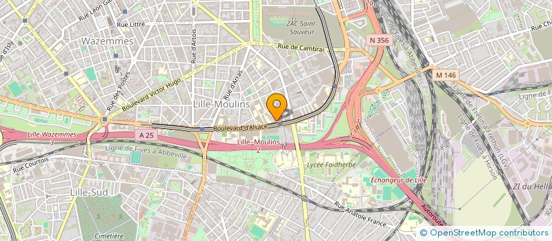 localisation de l'entreprise CHEFV à LILLE