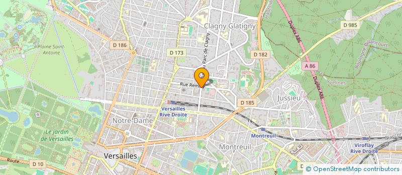 localisation de l'entreprise CHEICK à VERSAILLES