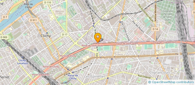 localisation de l'entreprise CHEIL FRANCE à SAINT-OUEN-SUR-SEINE