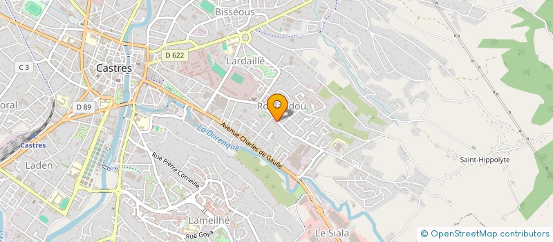 localisation de l'entreprise CHEK DI VIBZ ASSOCIATION  CASTRES