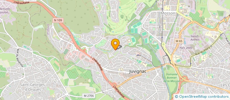 localisation de l'entreprise CHEK IMMO 1  JUVIGNAC