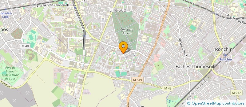 localisation de l'entreprise CHEKKOR à LILLE