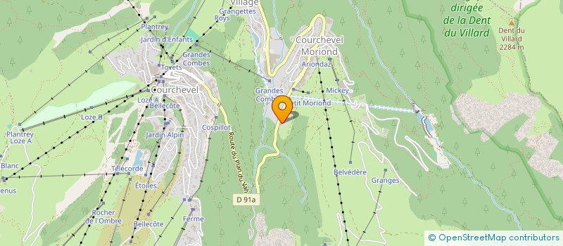 localisation de l'entreprise CHEKROUNE HADDAD à COURCHEVEL