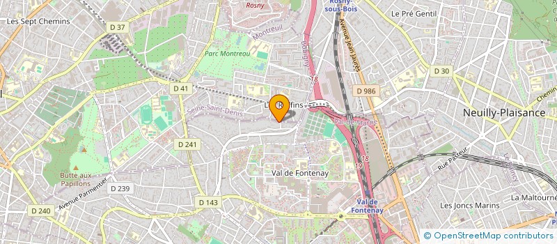 localisation de l'entreprise CHEL HESSED  FONTENAY-SOUS-BOIS