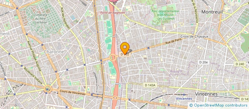 localisation de l'entreprise CHEL26 OPTIC à MONTREUIL
